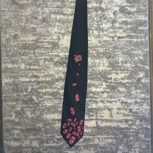 Rare Vintage Rolling Stone Falling Tongues Tie Made in 2004 58”